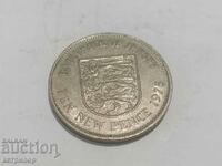 10 Pence Jersey 1975