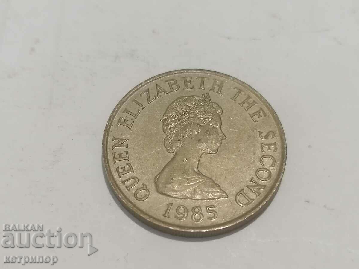 10p Jersey 1985 with price 11.00 BGN | € 5.62