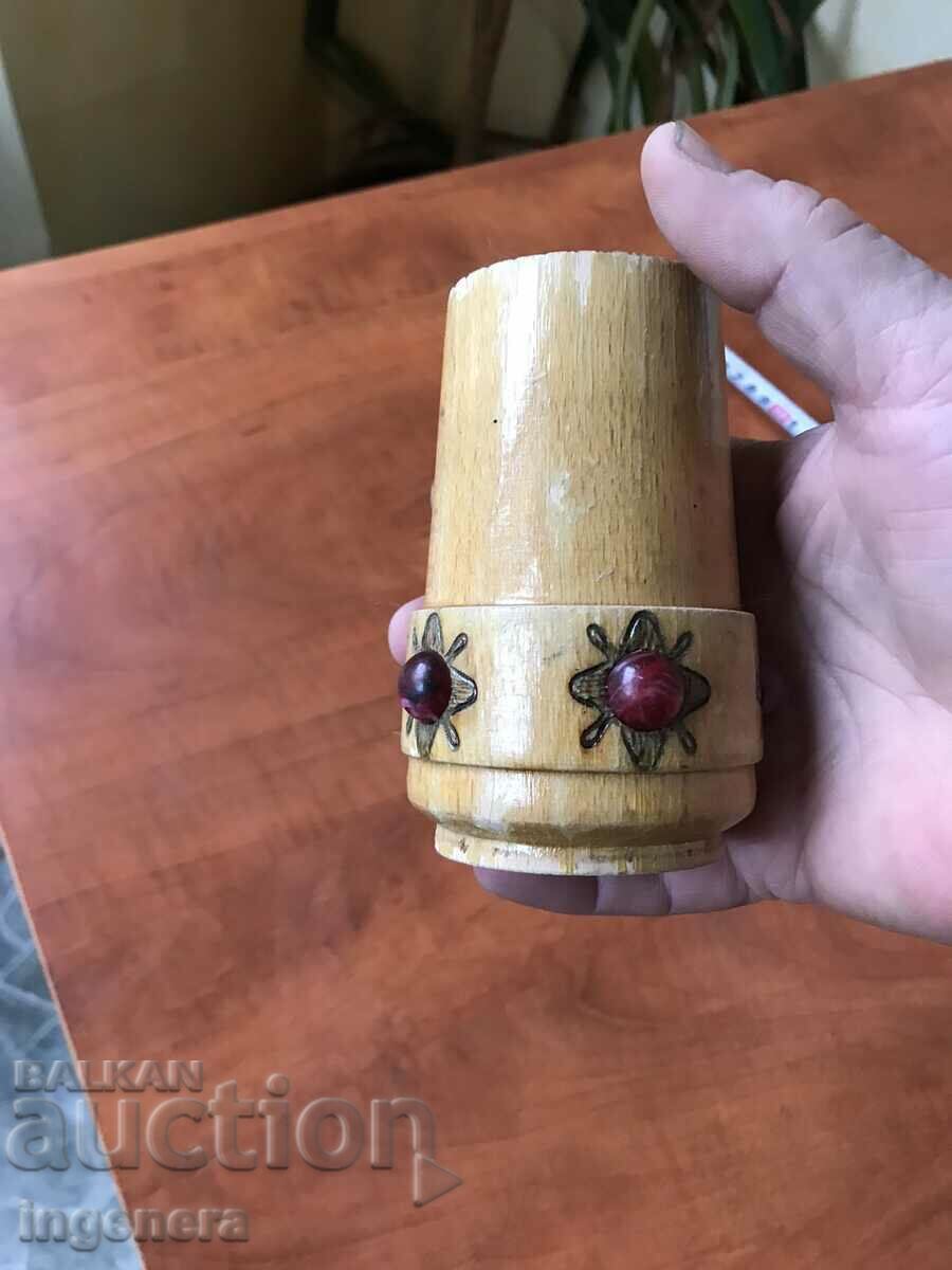 PENCIL BOX WOOD CARVING PYROGRAPH WOOD STONE with price 9.00 BGN | € 4.60 PENCIL BOX WOOD CARVING PYROGRAPH WOOD STONE with price 9.00 BGN | € 4.60