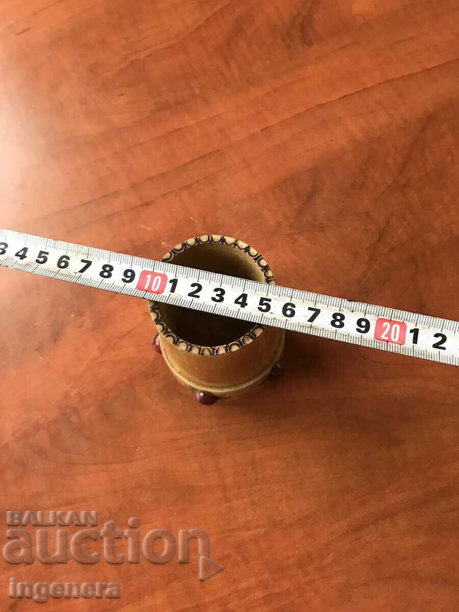 PENCIL BOX WOOD CARVING PYROGRAPH WOOD STONE - 6 PENCIL BOX WOOD CARVING PYROGRAPH WOOD STONE - 6