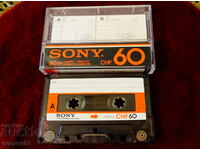 Sony CHF60 audiocassette with selected disco music.