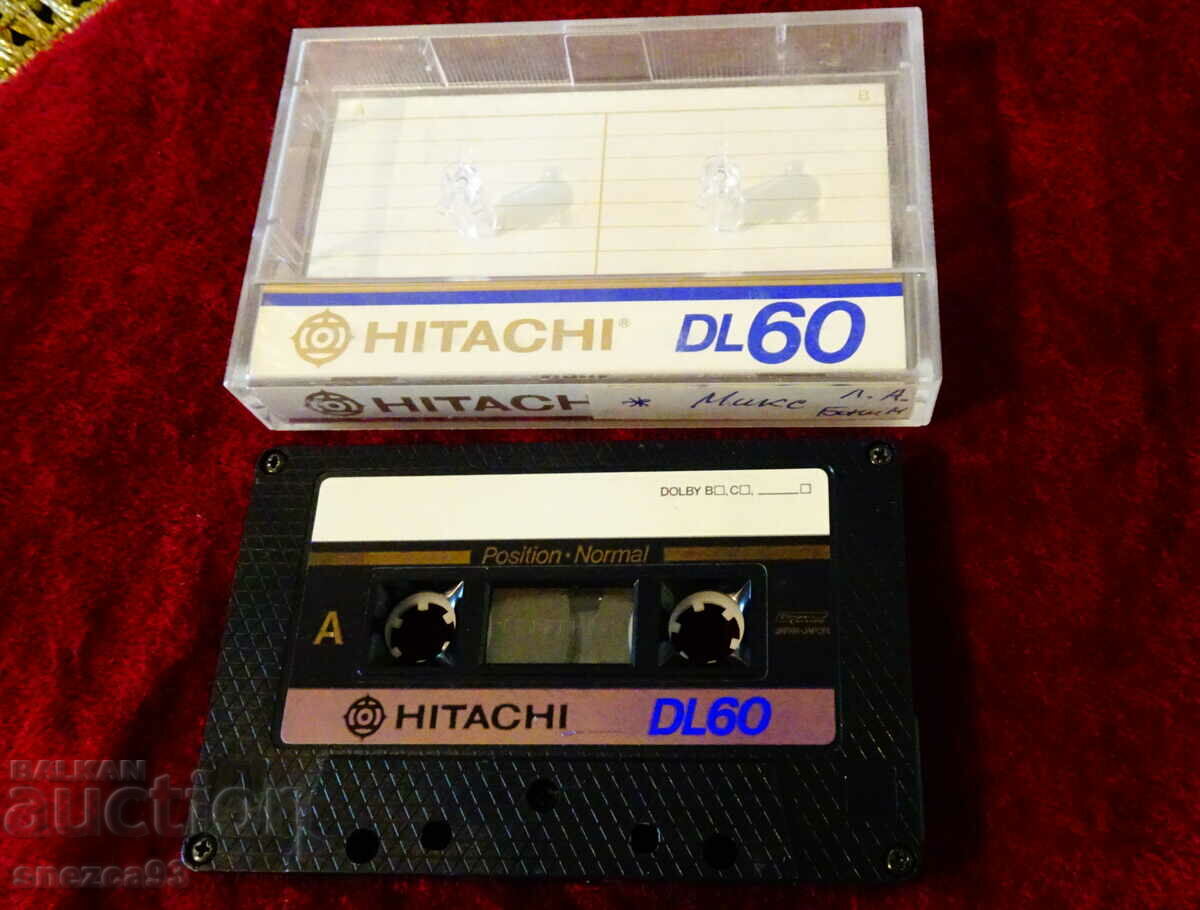 Hitachi DL60 audio cassette with Boney M and Phil Collins.