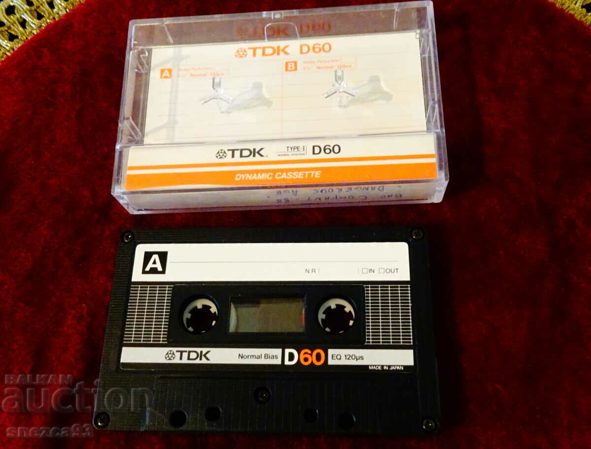 TDK D60 Audio Cassette with Bad Company.