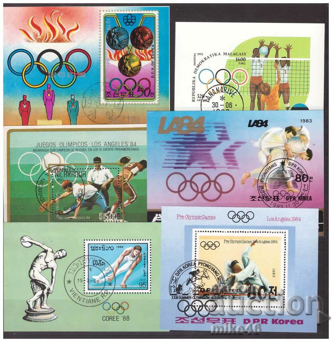 OLYMPIC GAMES part I 6 block S.T.O.