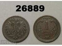 Австрия 1 хелер 1911