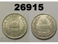 Ουγγαρία 10 fillers 1909