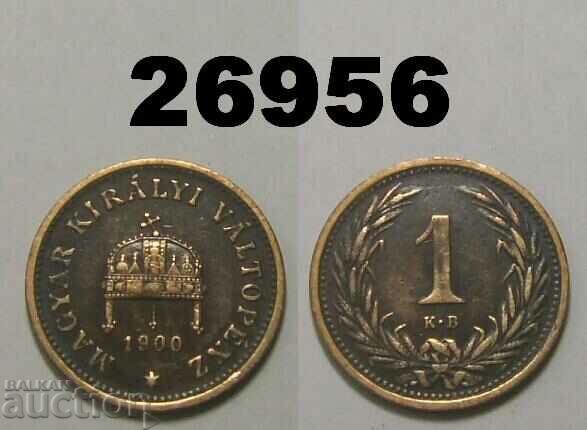 Hungary 1 filler 1900