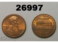 САЩ 1 цент 1982 UNC монета