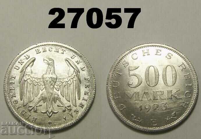 Germania 500 de mărci 1923 este o dovadă! UNC