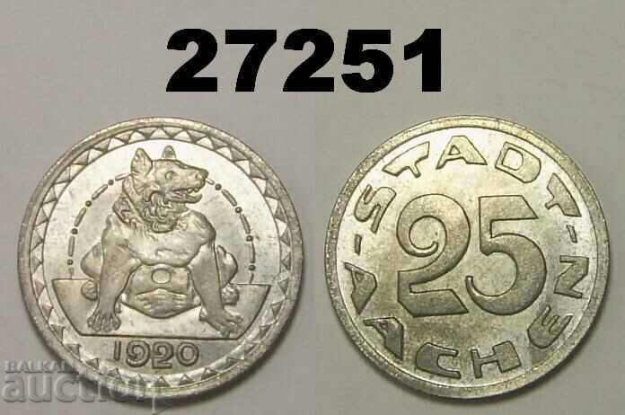 RR! Aachen 25 pfennig 1920 Funck-1.7