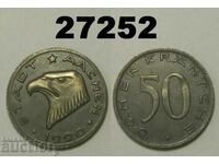 Aachen 50 pfennig 1920 Germania