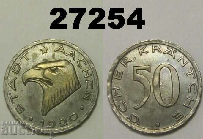 Aachen 50 pfennig 1920 Germania