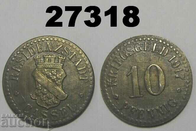 Cassel 10 pfennig 1917 Germania