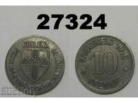 Coblenz 10 pfennig 1918 Germania