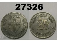 Coblenz 25 pfennig 1918 Γερμανία
