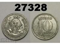 Coblenz 10 pfennig 1920 Германия