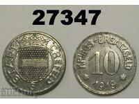 Crefeld 10 pfennig 1919 G Γερμανία