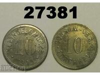 10 pfennig 1919 Forchheim Consum-Ver