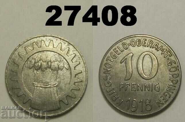 Göppingen 10 pfennig 1918 Germany