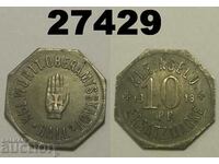 Hall 10 pfennig 1918 Γερμανία