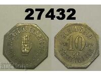 Hall 10 pfennig 1918 Germany