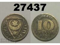 Halle 10 pfennig 1920 Германия
