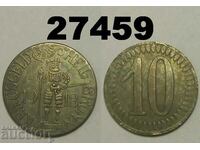 Heilbronn 10 pfennig 1918 Germania