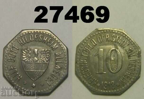 Hildesheim 10 pfennig 1918 Γερμανία