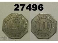Leutkirch 10 pfennig 1918 Germany Notgeld