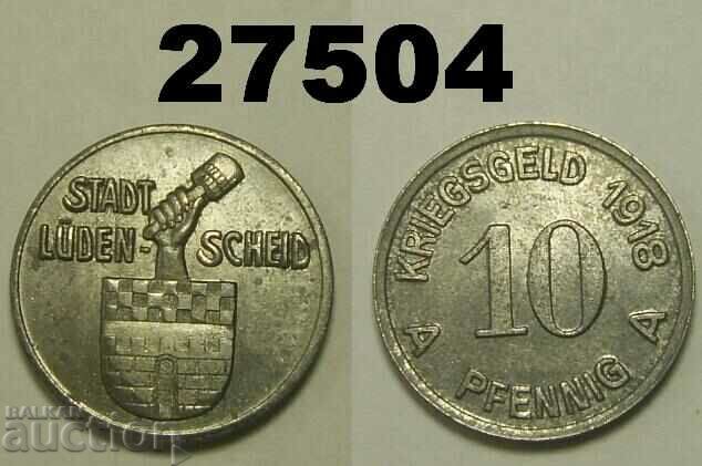 Lüdenscheid 10 pfennig 1918 Германия