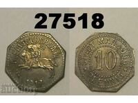 Marburg 10 pfennig 1917 Germania
