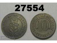 Nürtingen 10 pfennig 1918 Germania