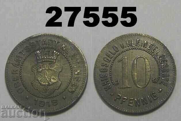 Nürtingen 10 pfennig 1918 Germany