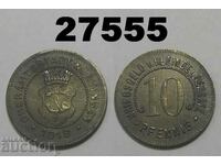 Nürtingen 10 pfennig 1918 Germany