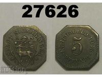 Sigmaringen 5 pfennig 1918 Германия