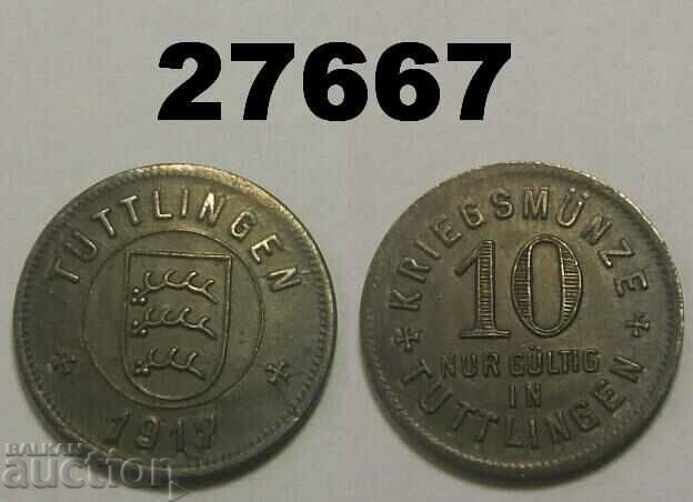 Tuttlingen 10 pfennig 1917 Germania