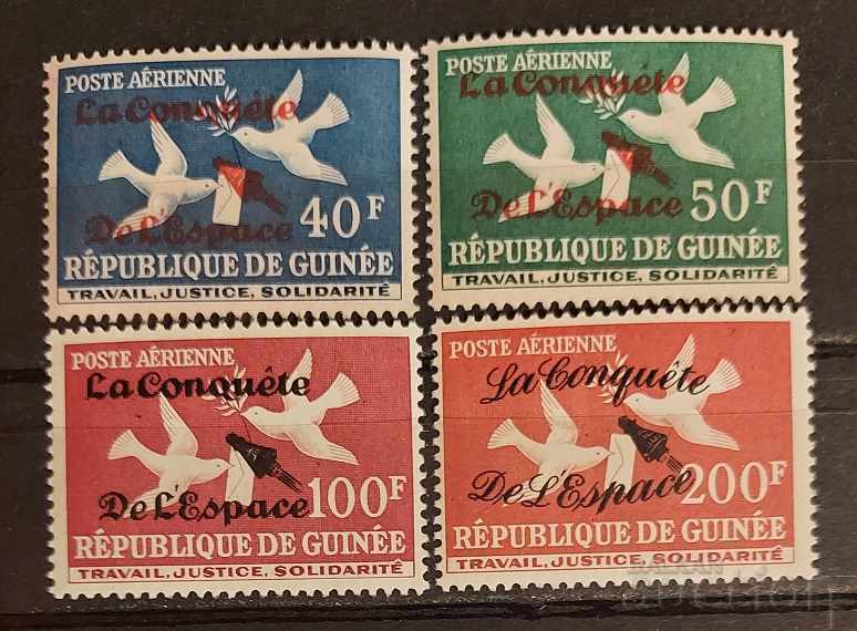 Гвинея 1962 Птици/Надпечатка - с Бонус MNH