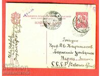 BULGARIA carnet de călătorie SOFIA - URSS 4 BGN BORIS 1937