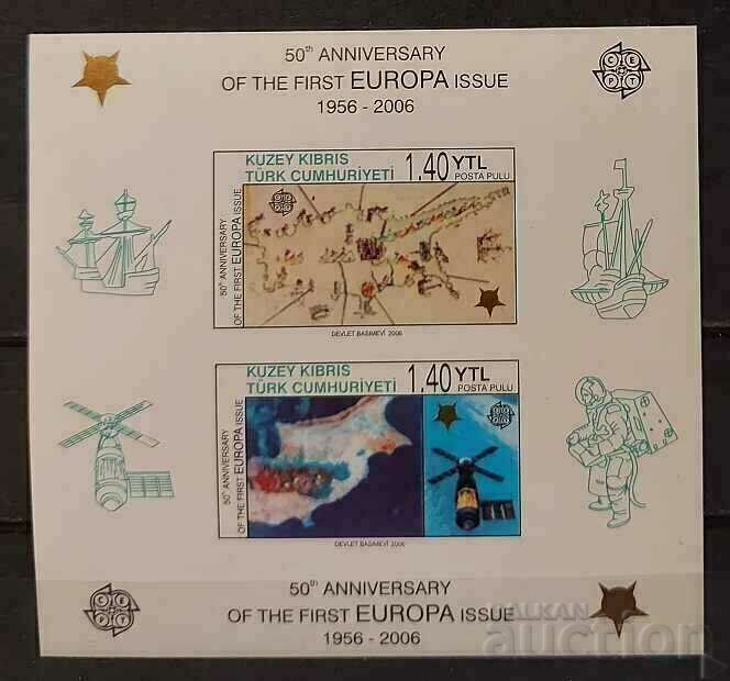 Turkish Cyprus 2006 Europe CEPT Ships Block Unperforated MNH