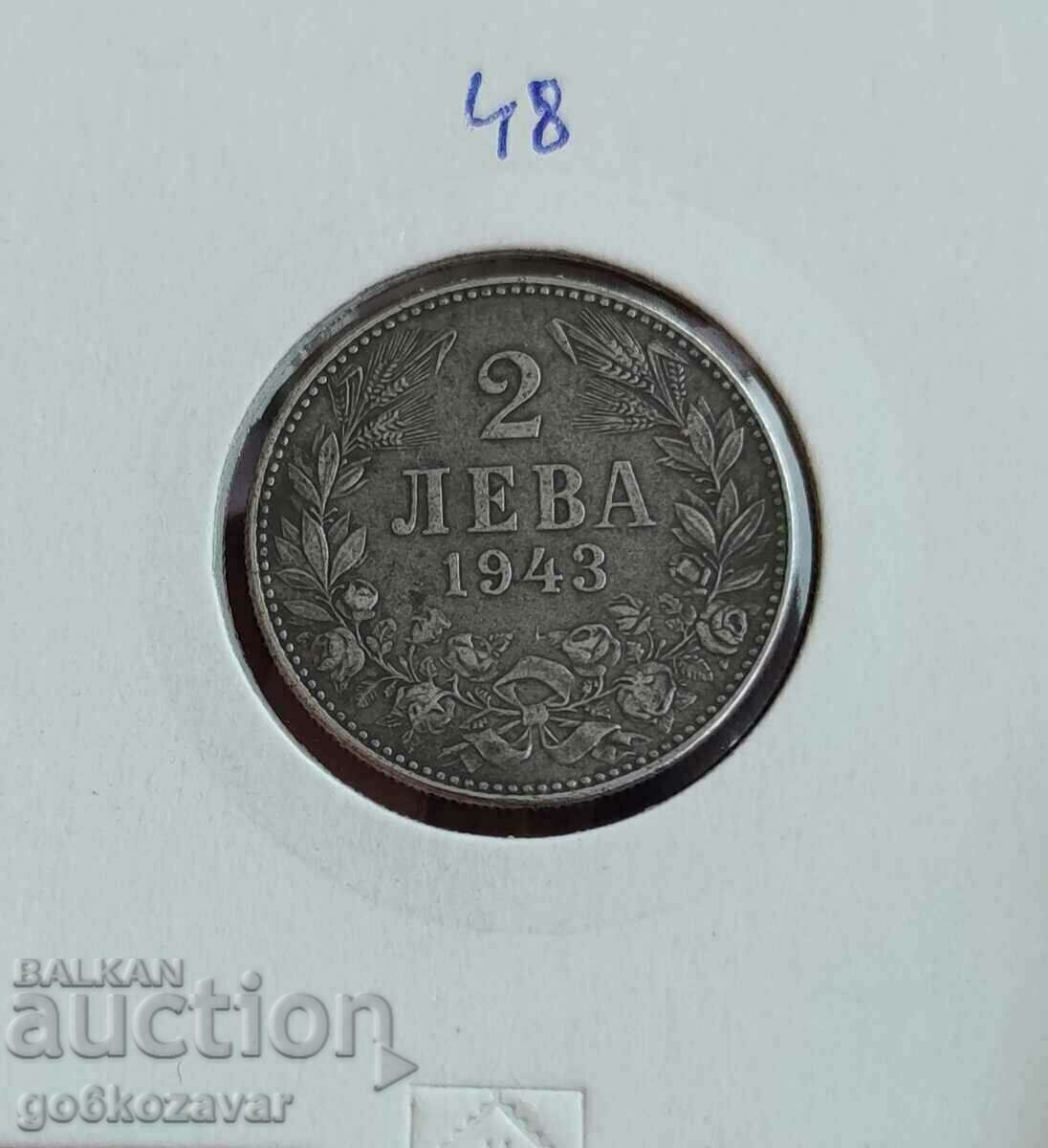 Auction Bulgaria 2 BGN 1943 Iron rare! Auction Bulgaria 2 BGN 1943 Iron rare!