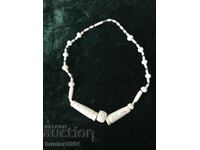 Κολιέ - μήκος 65 cm, σκαλισμένο στο χέρι