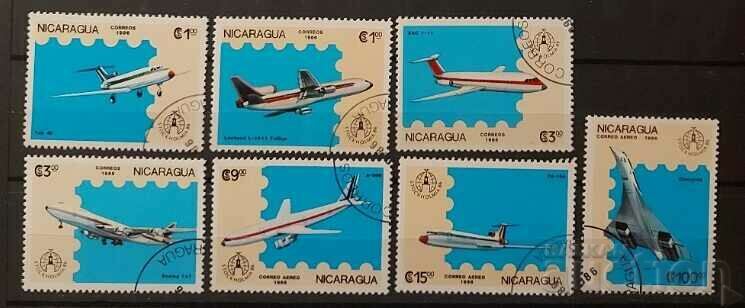 Никарагуа 1986 Самолети Клеймо
