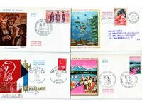 France 4 pieces FDC 1971