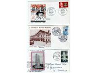 Γαλλία 3 τεμάχια FDC 1967-69