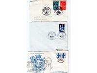 France 3 pieces FDC 1958-66