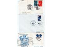 Franta 3 bucati FDC 1958-66