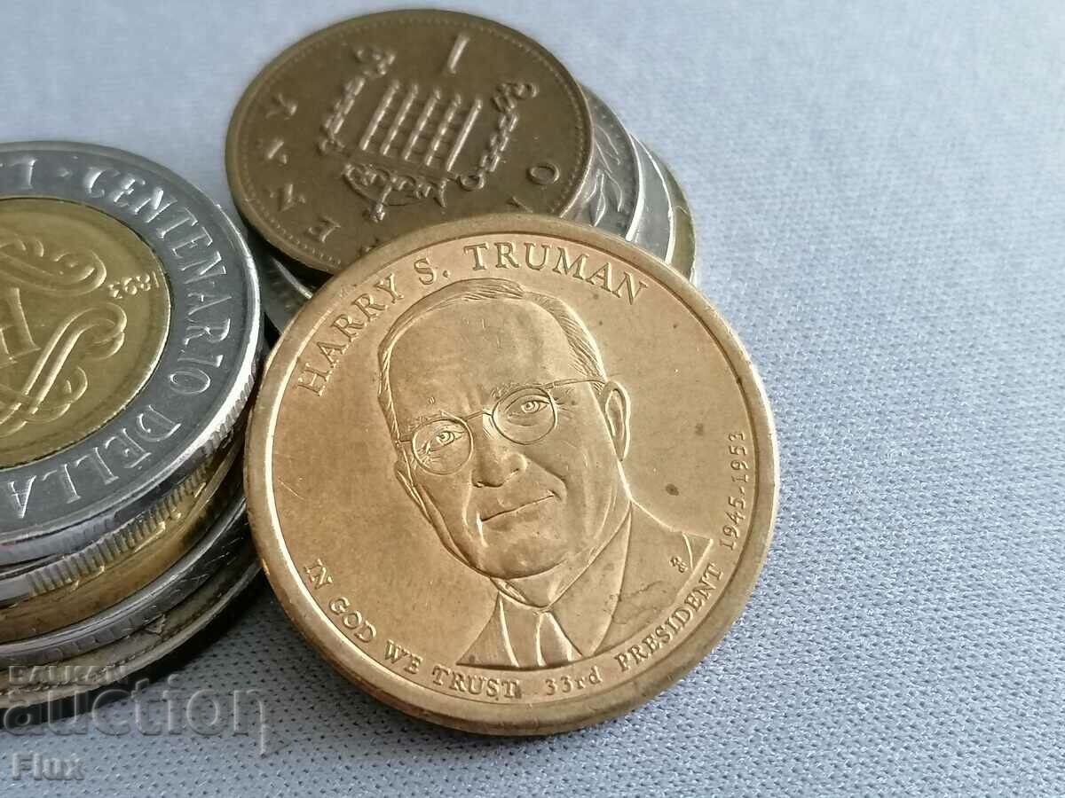 Coin - USA - 1 Dollar UNC (Harry Truman) | 2015 with price 12.75 BGN | € 6.52 Coin - USA - 1 Dollar UNC (Harry Truman) | 2015 with price 12.75 BGN | € 6.52