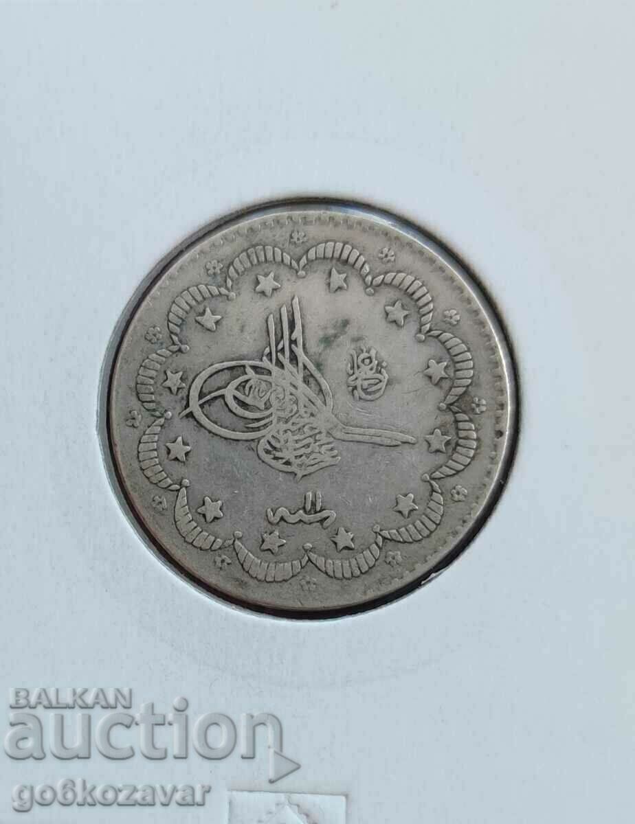 Ottoman Empire 5 Kurusha 1293-1876 Silver Number 11! with price € 19.00 | 37.16 BGN Ottoman Empire 5 Kurusha 1293-1876 Silver Number 11! with price € 19.00 | 37.16 BGN