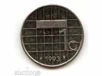 ++Netherlands-1 Gulden-1993-KM# 205-Beatrix