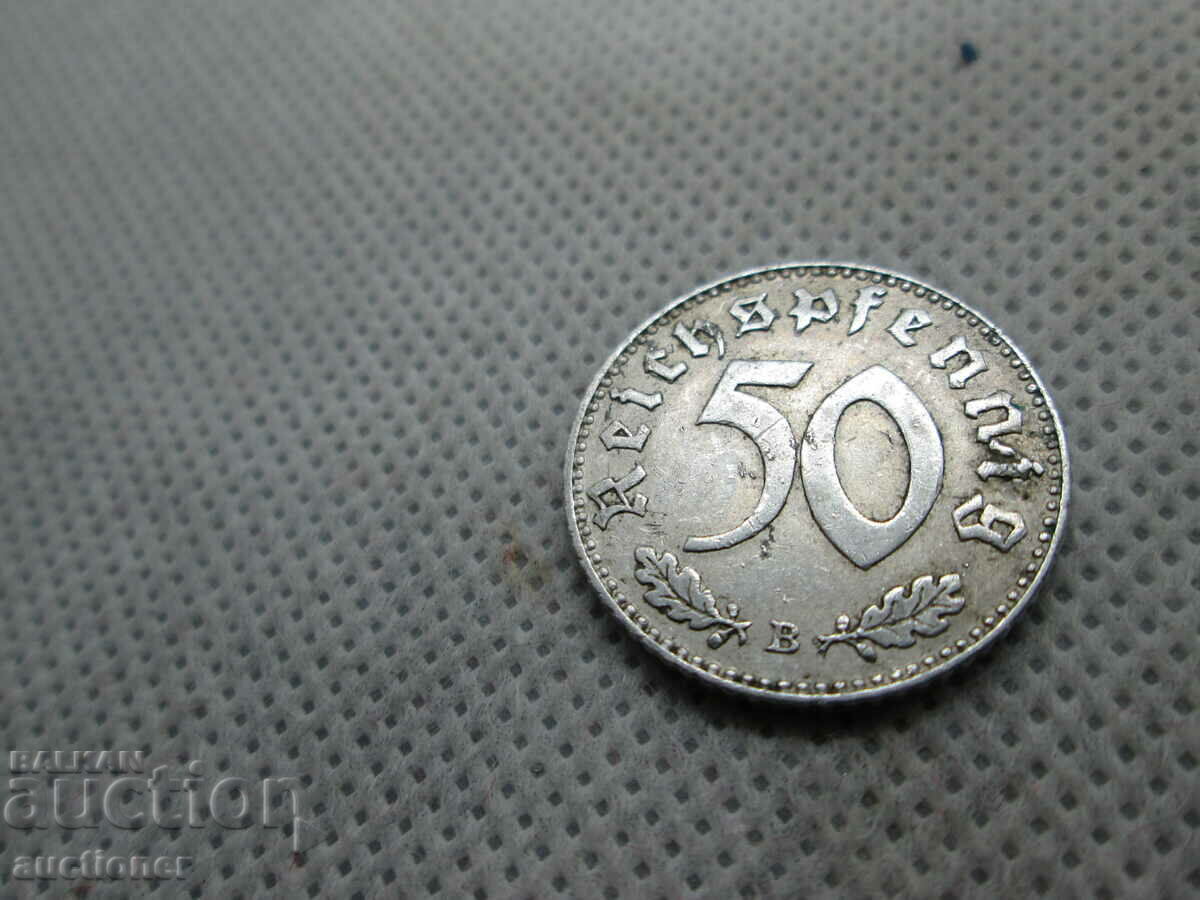 Delivery of 50 REICHSPFENING 1943 B THIRD REICH Delivery of 50 REICHSPFENING 1943 B THIRD REICH